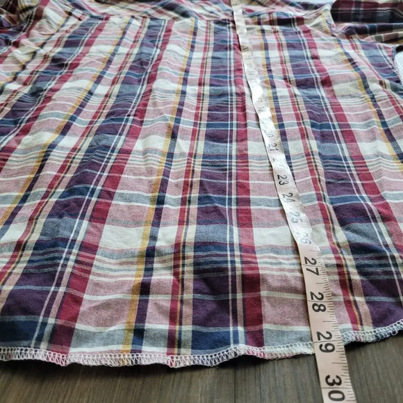 Wrangler Men's Button-Up Shirt Size L Multicolor Pearl Snap Cotton Long Sleeves - Picture 6 of 7